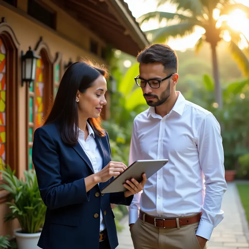 Modern office workspace